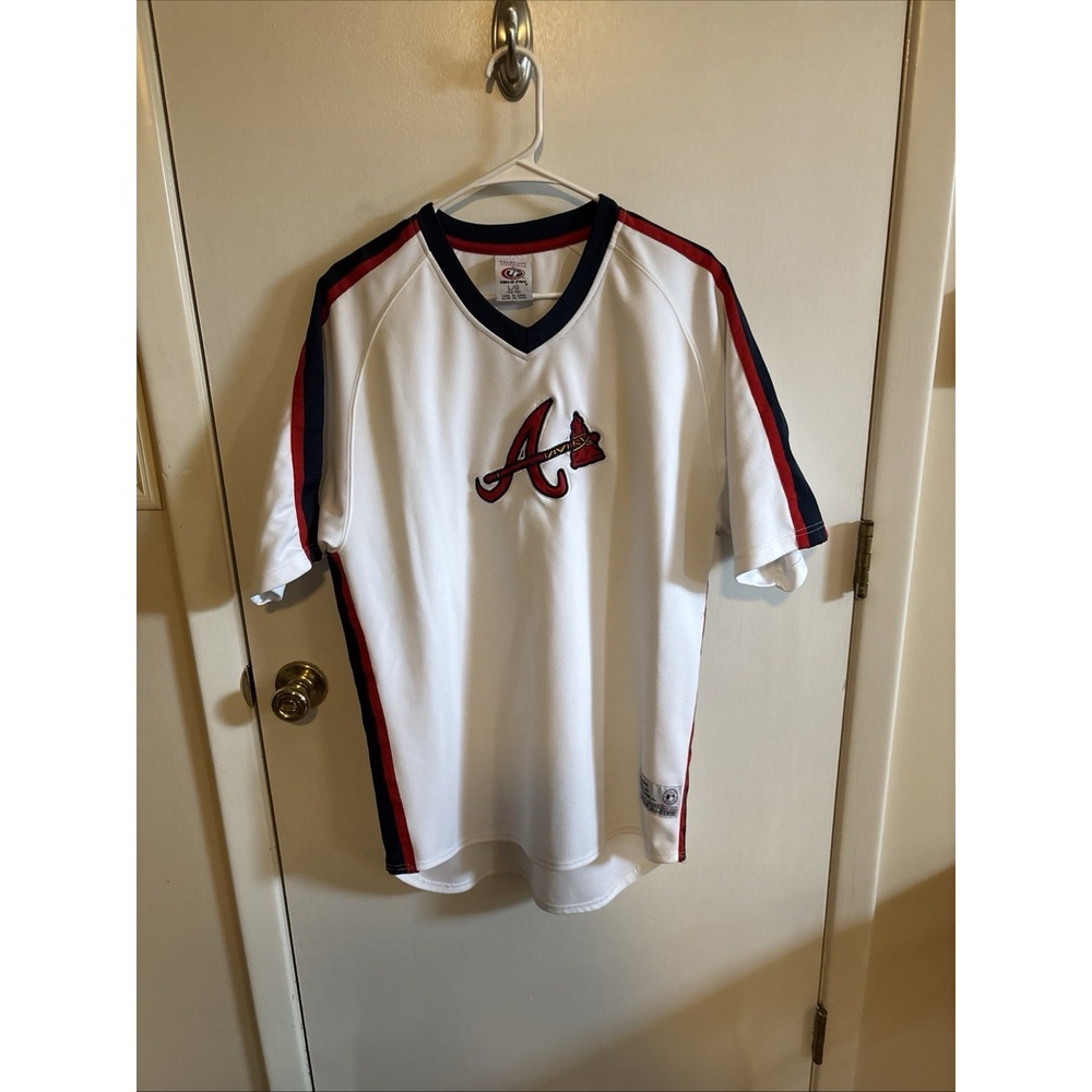 Vintage TRUE FAN MLB licensed ATLANTA BRAVES Shirt - Size L